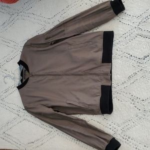 Black Tape Bomber Jacket